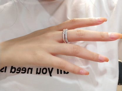 [Haelin Jewelry]SPIRAL DIAMOND RING