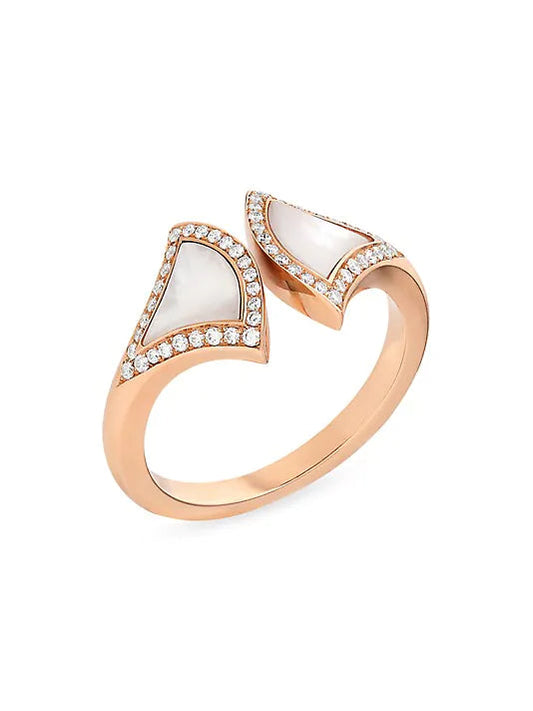 [⭐Haelin Jewelry]DREAM MOP DIAMOND OPEN RING