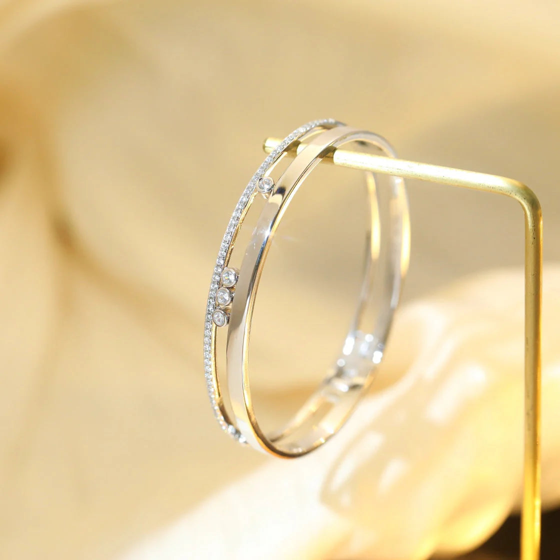 [⭐Haelin Jewelry]Move Romane Diamond Bangle Bracelet
