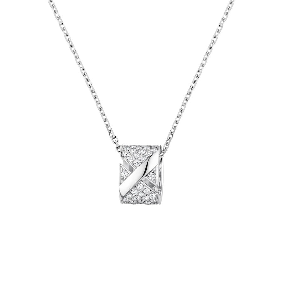 [⭐Haelin Jewelry]LIENS EVIDENCE DIAMOND PAVED NECKLACE