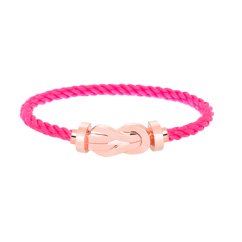 [⭐Haelin Jewelry]CHANCE LARGE 8 FIGURE BUCKLE NO DIAMOND BRACELET ROSE GOLD