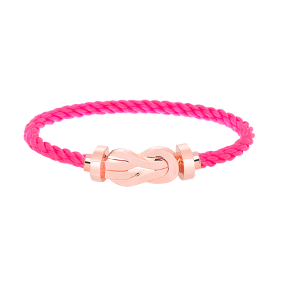 [⭐Haelin Jewelry]CHANCE LARGE 8 FIGURE BUCKLE NO DIAMOND BRACELET ROSE GOLD