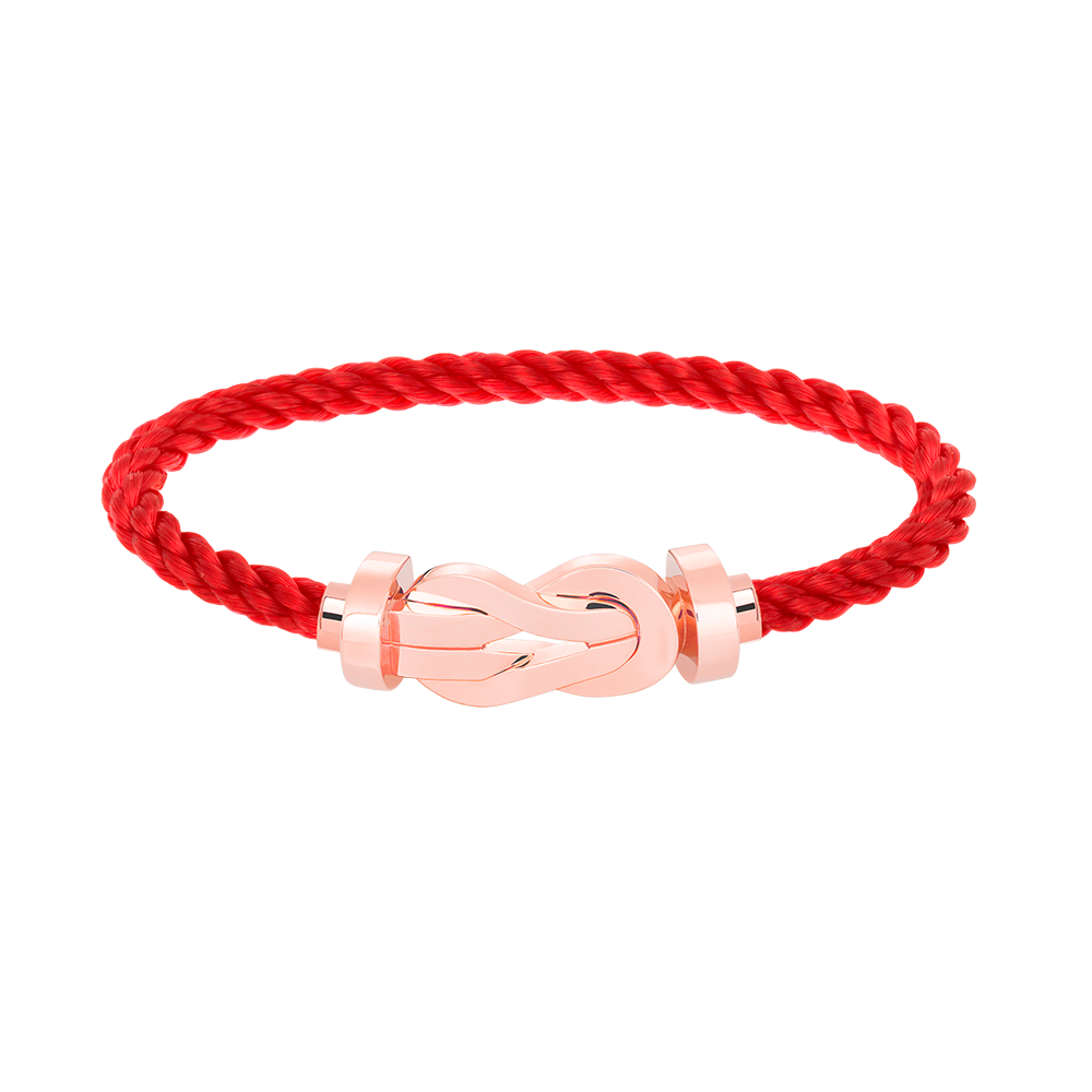 [⭐Haelin Jewelry]CHANCE LARGE 8 FIGURE BUCKLE NO DIAMOND BRACELET ROSE GOLD