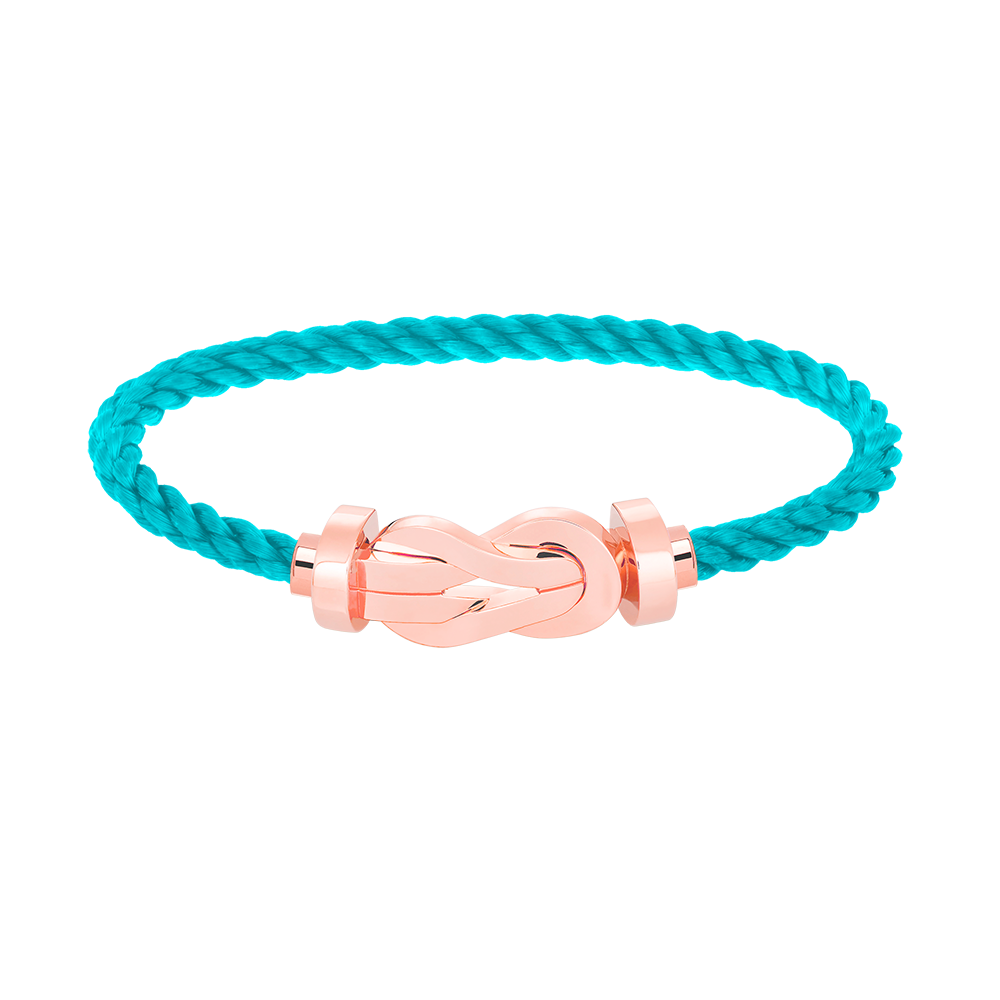[⭐Haelin Jewelry]CHANCE LARGE 8 FIGURE BUCKLE NO DIAMOND BRACELET ROSE GOLD