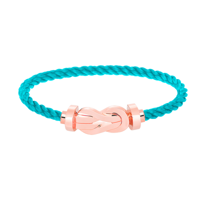 [⭐Haelin Jewelry]CHANCE LARGE 8 FIGURE BUCKLE NO DIAMOND BRACELET ROSE GOLD