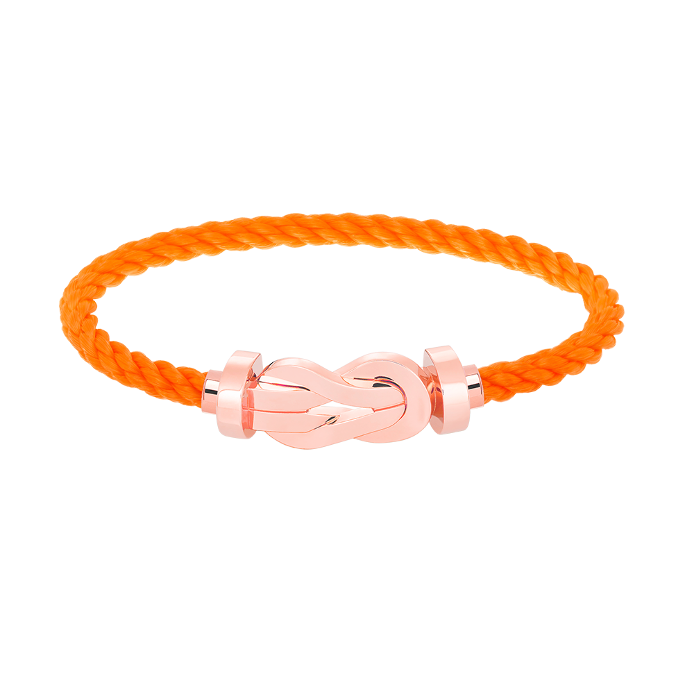 [⭐Haelin Jewelry]CHANCE LARGE 8 FIGURE BUCKLE NO DIAMOND BRACELET ROSE GOLD