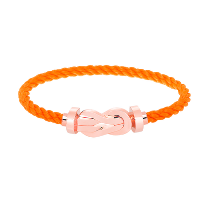 [⭐Haelin Jewelry]CHANCE LARGE 8 FIGURE BUCKLE NO DIAMOND BRACELET ROSE GOLD