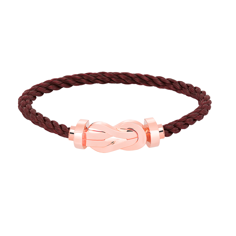 [⭐Haelin Jewelry]CHANCE LARGE 8 FIGURE BUCKLE NO DIAMOND BRACELET ROSE GOLD
