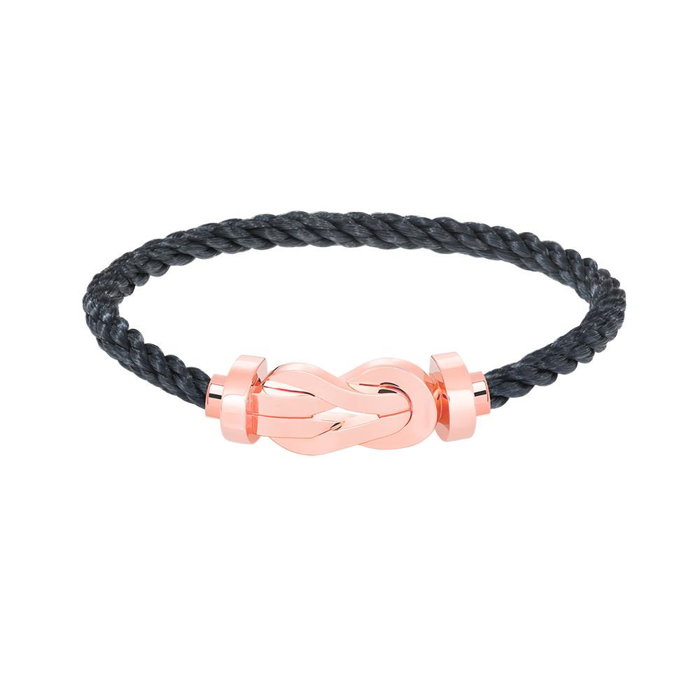 [⭐Haelin Jewelry]CHANCE LARGE 8 FIGURE BUCKLE NO DIAMOND BRACELET ROSE GOLD