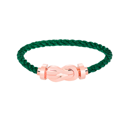 [⭐Haelin Jewelry]CHANCE LARGE 8 FIGURE BUCKLE NO DIAMOND BRACELET ROSE GOLD