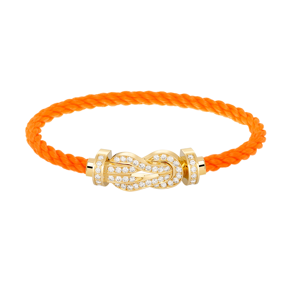 [⭐Haelin Jewelry]CHANCE LARGE 8 FIGURE BUCKLE FULLDIAMOND BRACELET GOLD