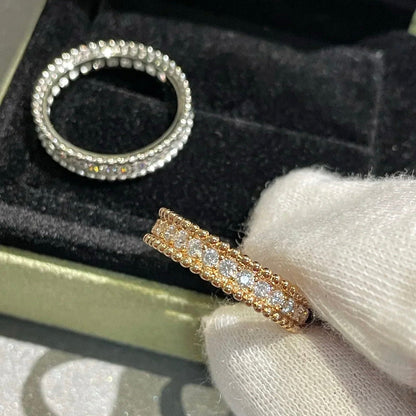 [⭐Haelin Jewelry]PERLEE DIAMOND ROSE GOLD RING
