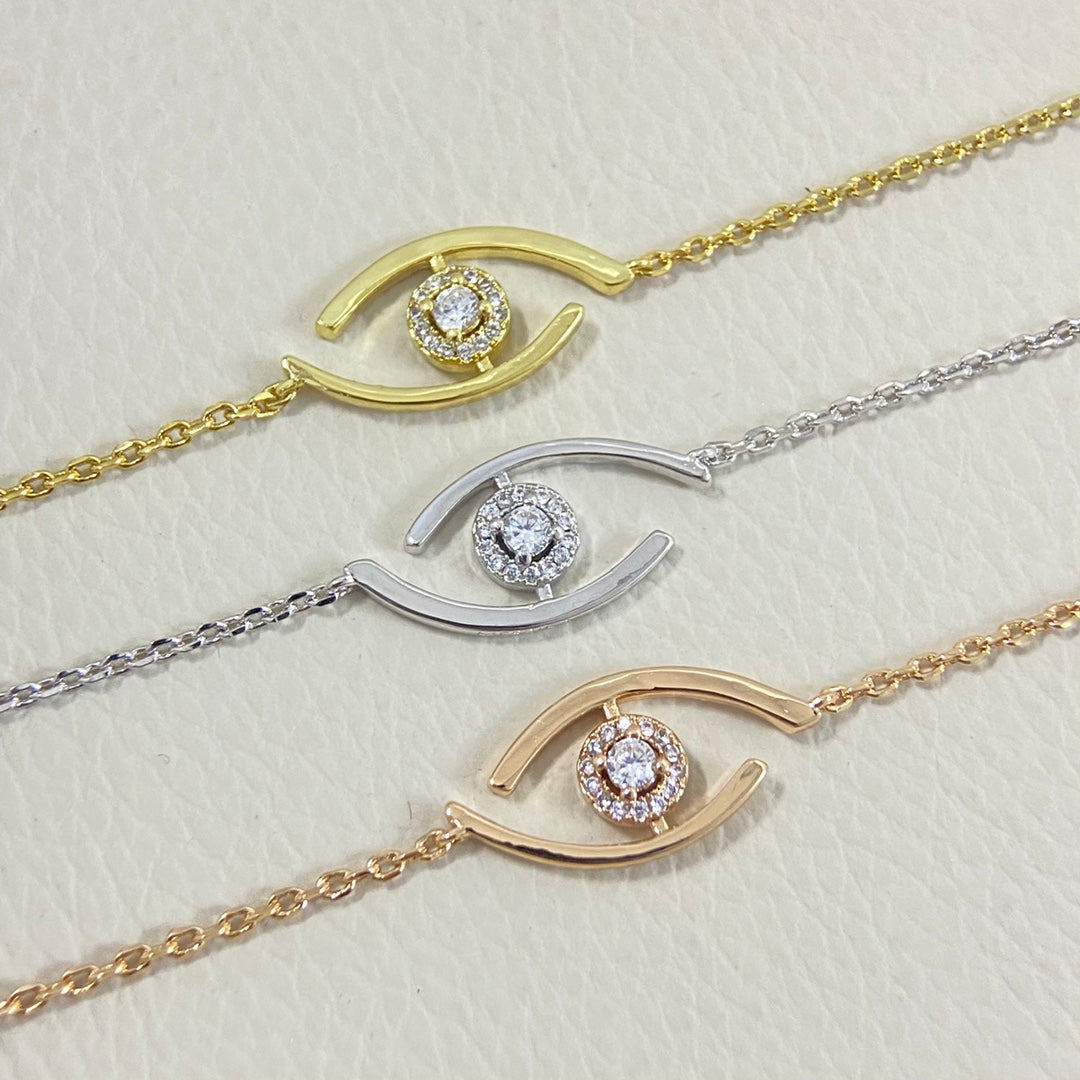 [⭐Haelin Jewelry]Demo Eye Pave-Set Diamond Bracelet