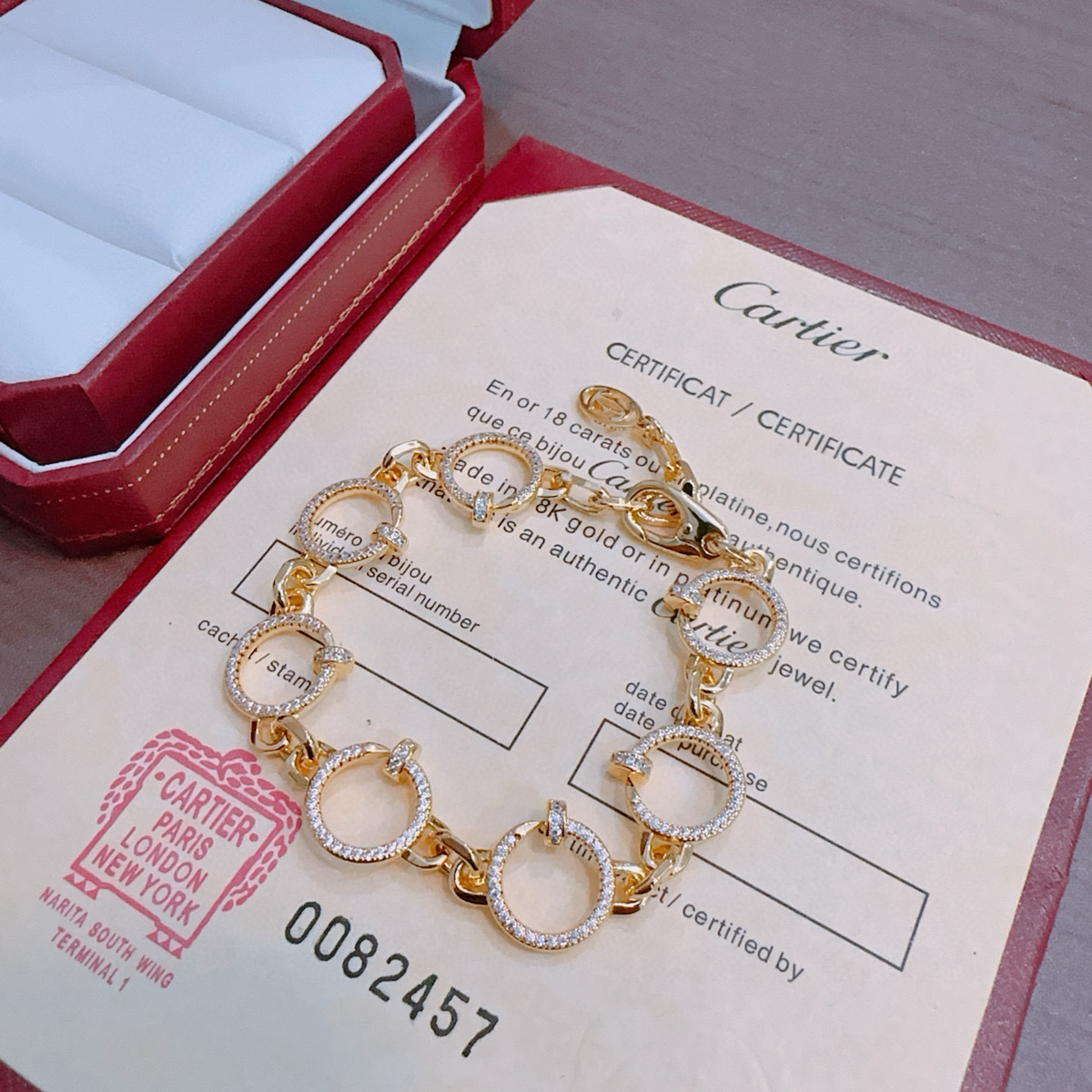 [⭐Haelin Jewelry Jewelry] LOVE&JUSTE BRACELET DIAMONDS