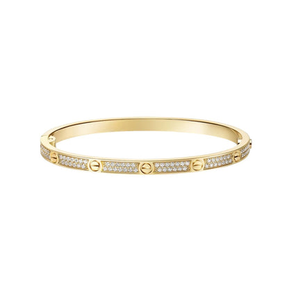 [⭐Haelin Jewelry]LOVE BRACELET 3.65MM DIAMOND-PAVED