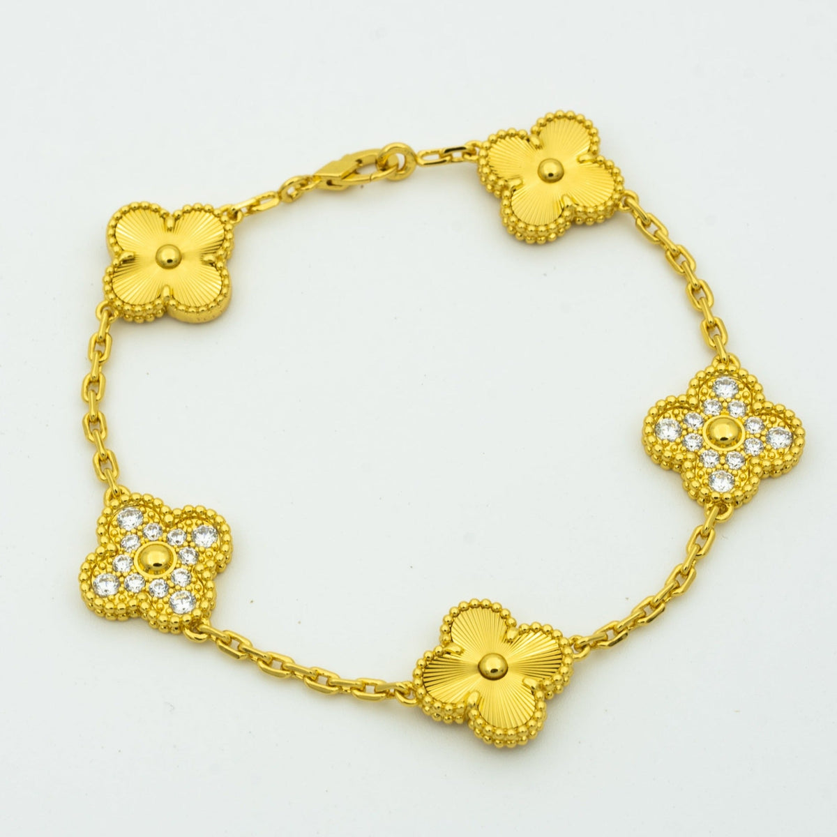 [⭐Haelin Jewelry] CLOVER 5 MOTIF LASER BRACELET COLLECTION