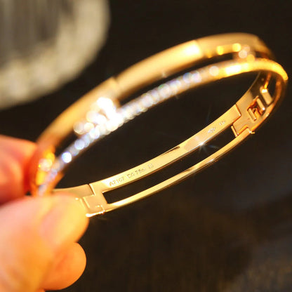 [⭐Haelin Jewelry]Move Romane Diamond Bangle Bracelet