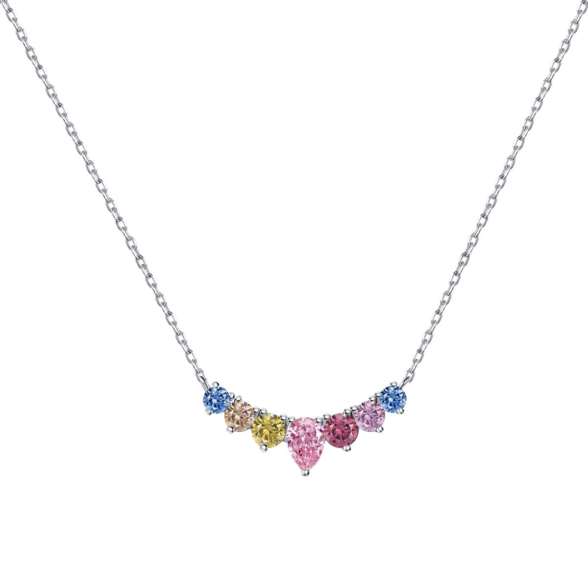 [Haelin Jewelry]Dainty Colorful Heart Necklace
