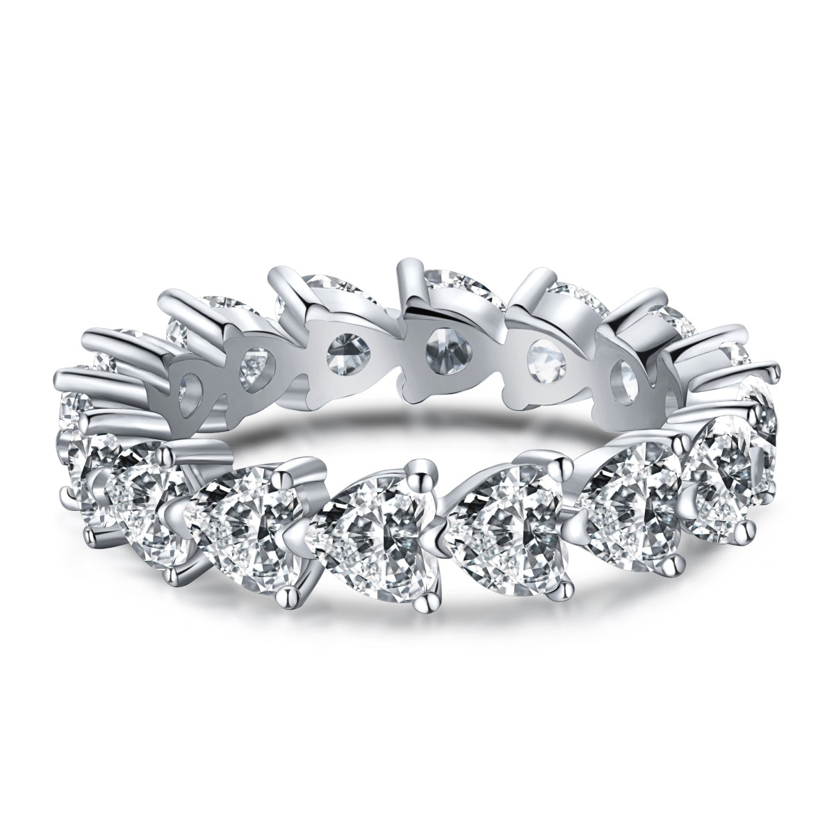 [Haelin Jewelry]0.25 Carat Radiant Romance Heart Cut Lover Ring