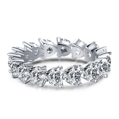 [Haelin Jewelry]0.25 Carat Radiant Romance Heart Cut Lover Ring