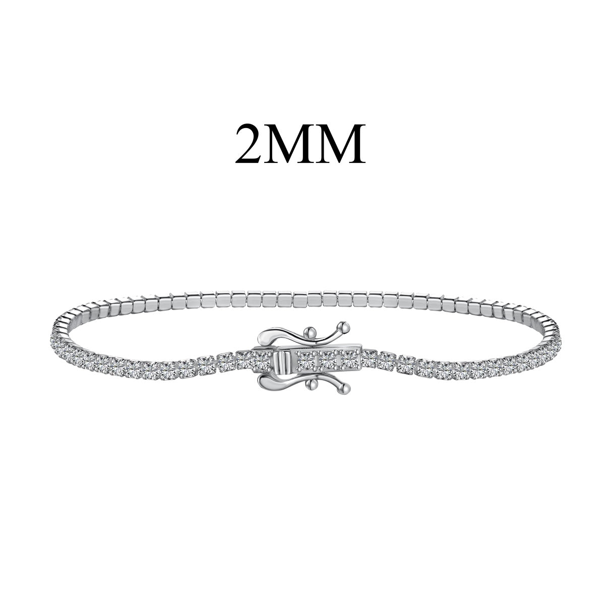 [Haelin Jewelry]Radiant Colorful Round Cut Party Bracelet