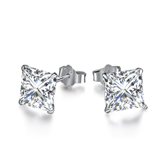 [Haelin Jewelry]Ornate Square Shape Earrings