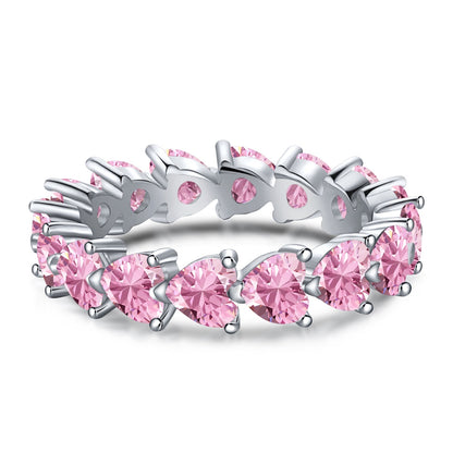 [Haelin Jewelry]0.25 Carat Radiant Romance Heart Cut Lover Ring