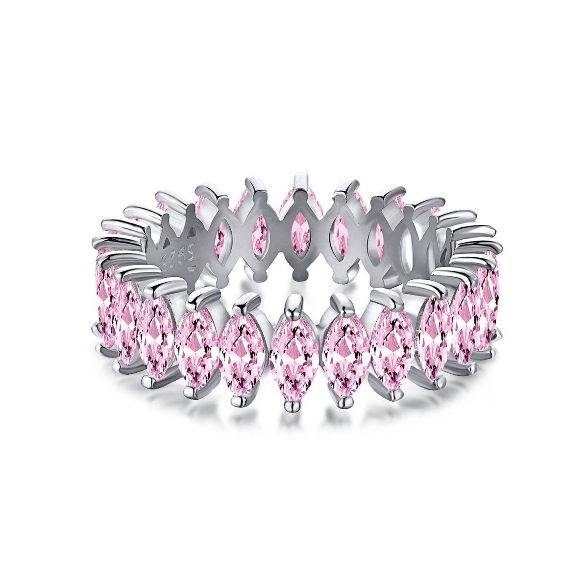 [Haelin Jewelry]Gorgeous Marquise Cut Tennis Ring