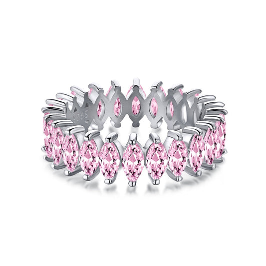 [Haelin Jewelry]Gorgeous Marquise Cut Tennis Ring