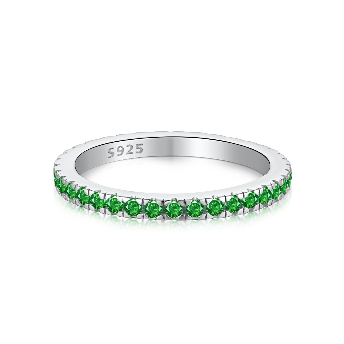 [Haelin Jewelry]Delicate Sparkling Round Cut Daily Ring