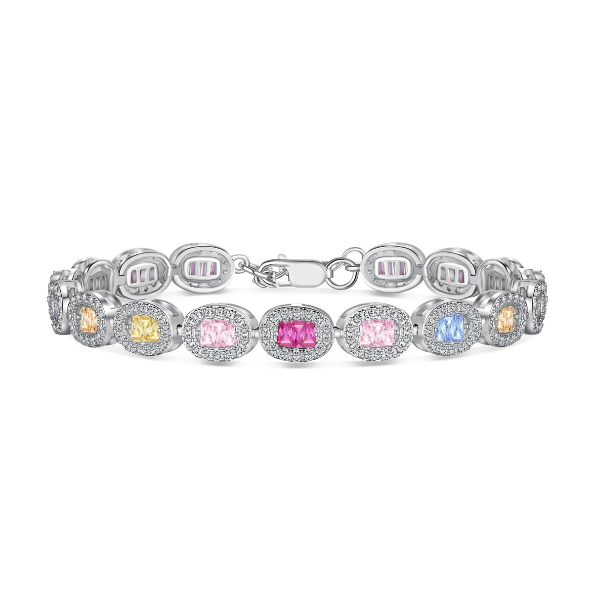 [Haelin Jewelry]Exquisite Ornate Emerald Cut Daily Bracelet