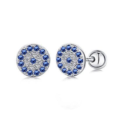 [Haelin Jewelry]Devil's Eye Ear Bone Nail Earrings