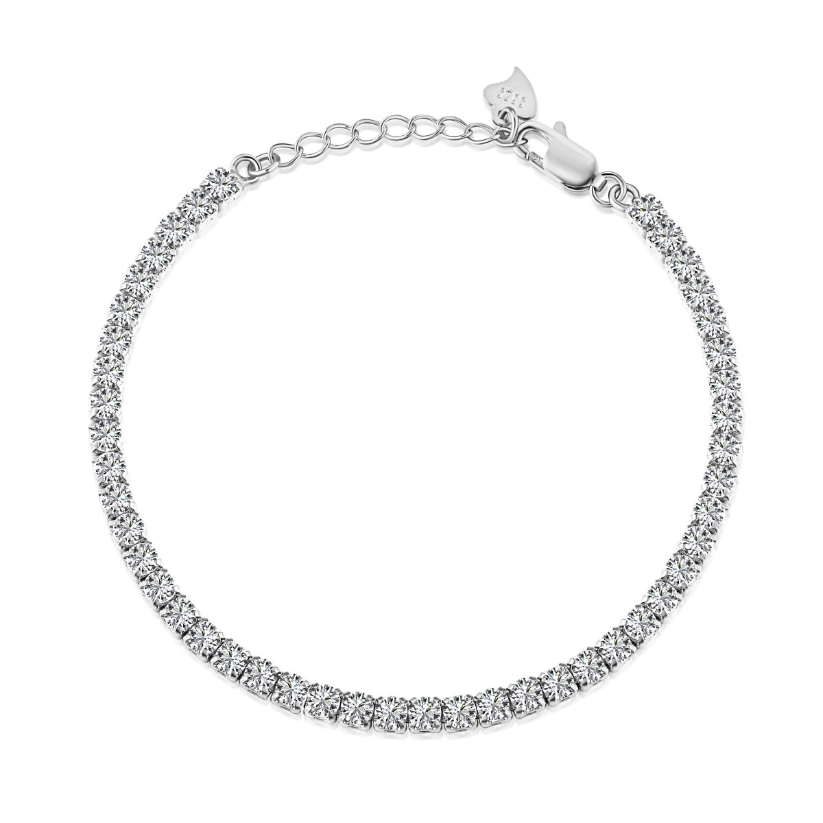[Haelin Jewelry]Sparkling Round Cut Daily Bracelet