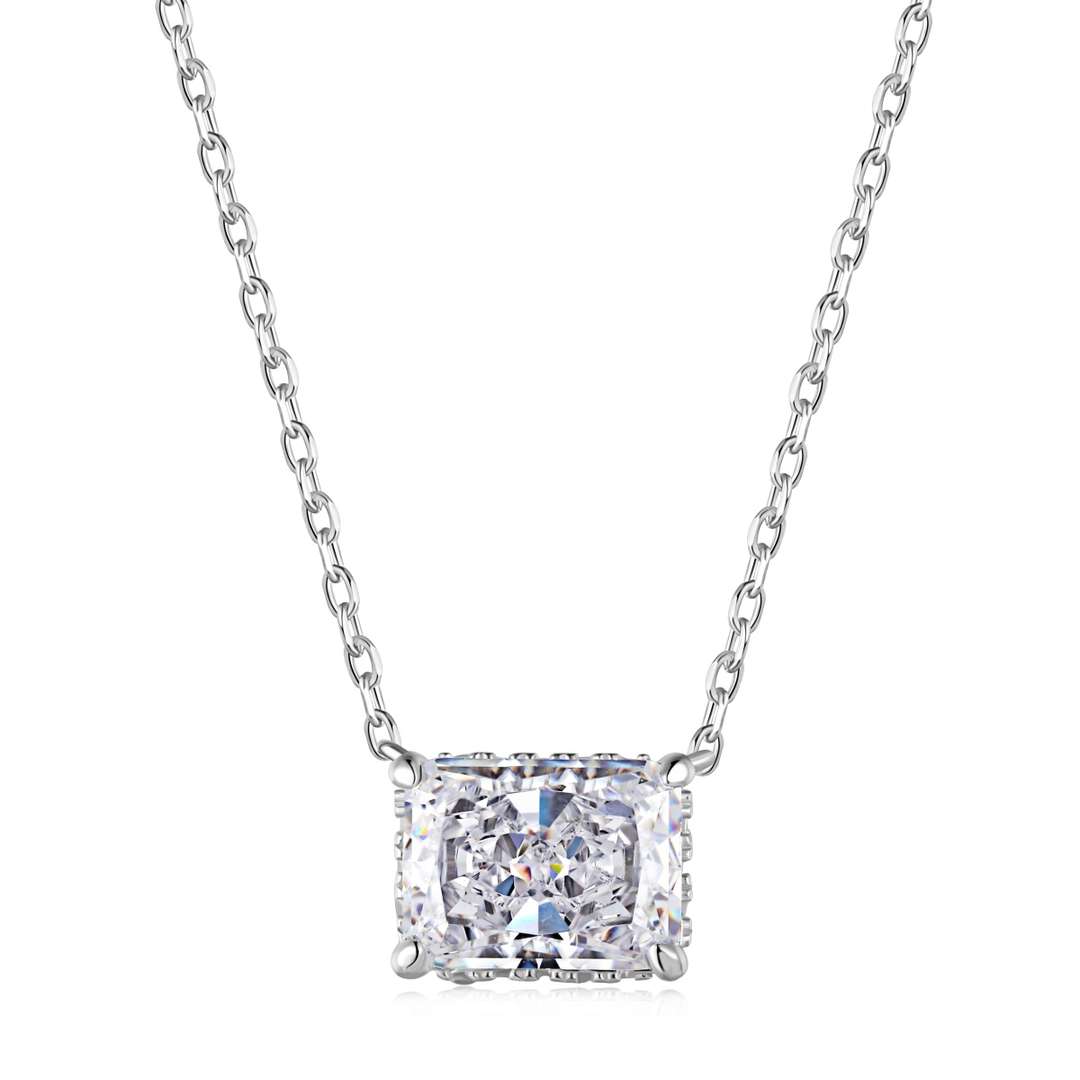 [Haelin Jewelry]Luxurious Square Shape Colorful Necalack