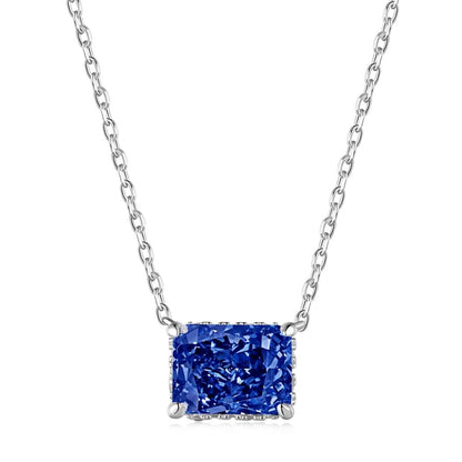 [Haelin Jewelry]Luxurious Square Shape Colorful Necalack