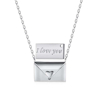 [Haelin Jewelry]Envelope Heart Shape Mother's Day Necklace