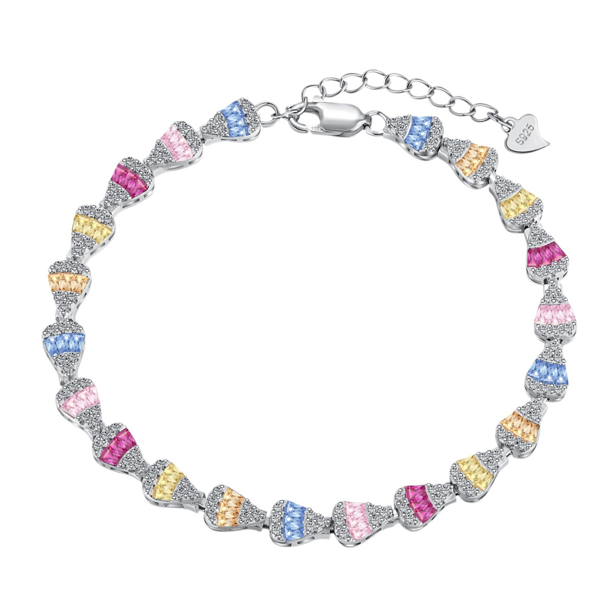 [Haelin Jewelry]Radiant Water Drop Shape Daily Bracelet