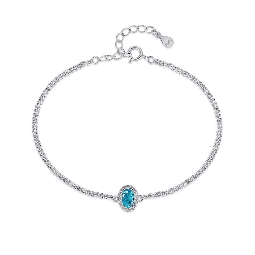 [Haelin Jewelry]Exquisite Oval Shape Bracelet