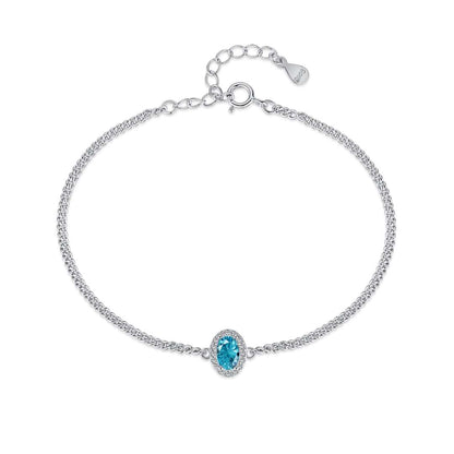 [Haelin Jewelry]Exquisite Oval Shape Bracelet