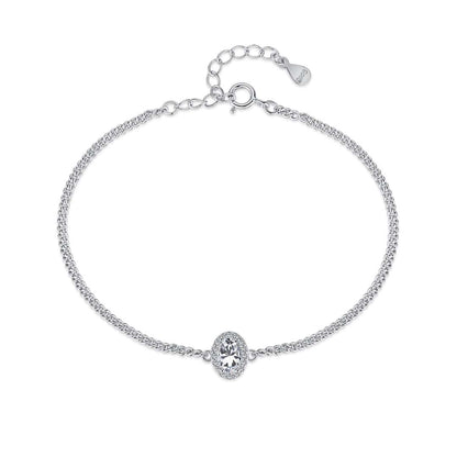 [Haelin Jewelry]Exquisite Oval Shape Bracelet