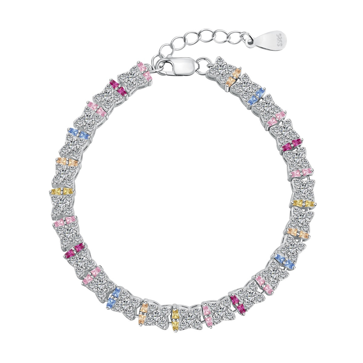 [Haelin Jewelry]Unique Colorful Flower Shape Daily Bracelet