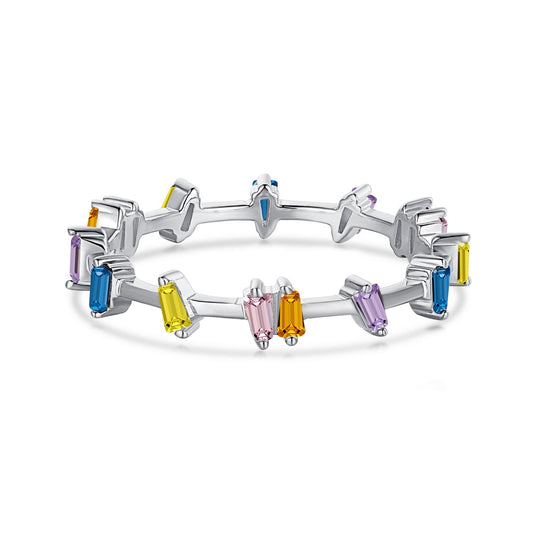 [Haelin Jewelry]Unique Trapezoid Cut Daily Ring