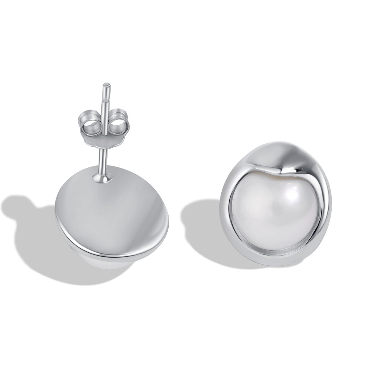 [Haelin Jewelry]Dainty Bread Pearl Earrings