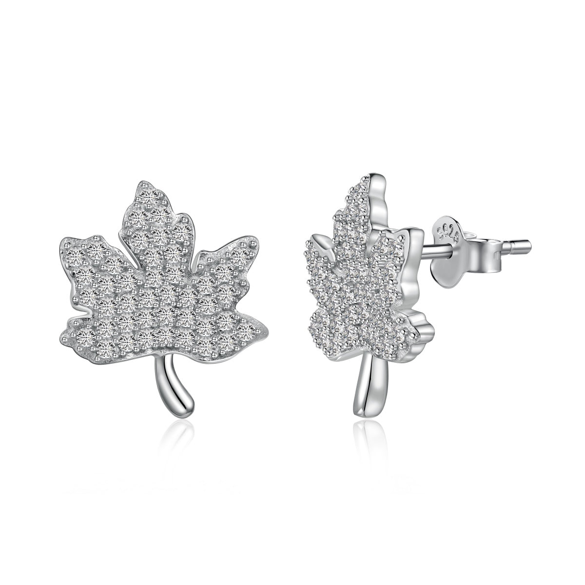[Haelin Jewelry]Exquisite Maple Leaf Design Earrings