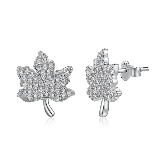 [Haelin Jewelry]Exquisite Maple Leaf Design Earrings