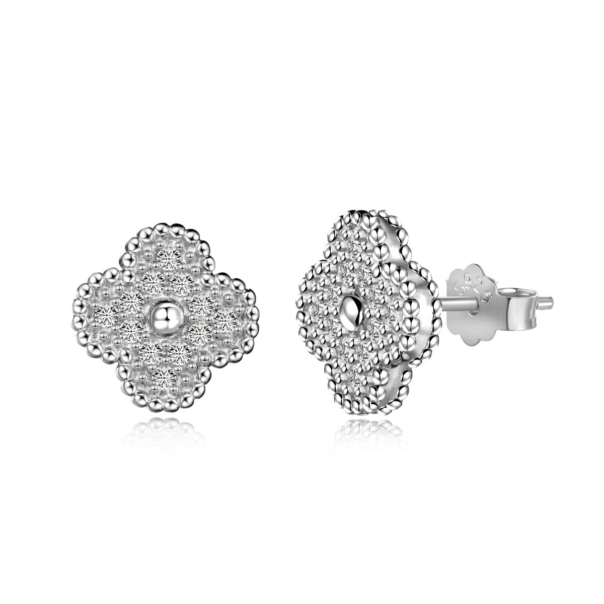 [Haelin Jewelry]Four Leaf Clover Fashion Earrings