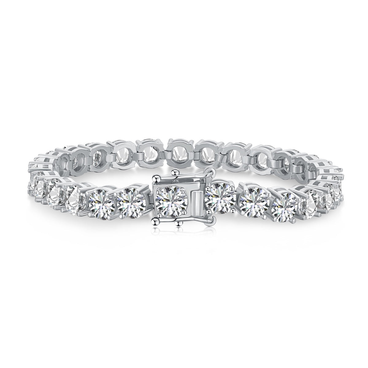 [Haelin Jewelry]0.75 Carat Dazzling Round Cut Wedding Bracelet