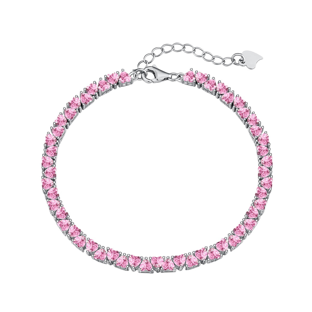 [Haelin Jewelry]Dazzling Romantic Heart Shape Lover Bracelet