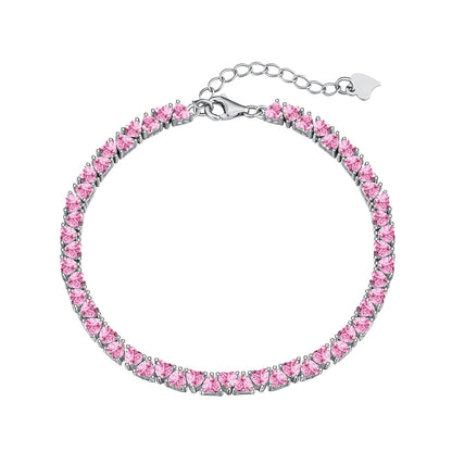 [Haelin Jewelry]Dazzling Romantic Heart Shape Lover Bracelet