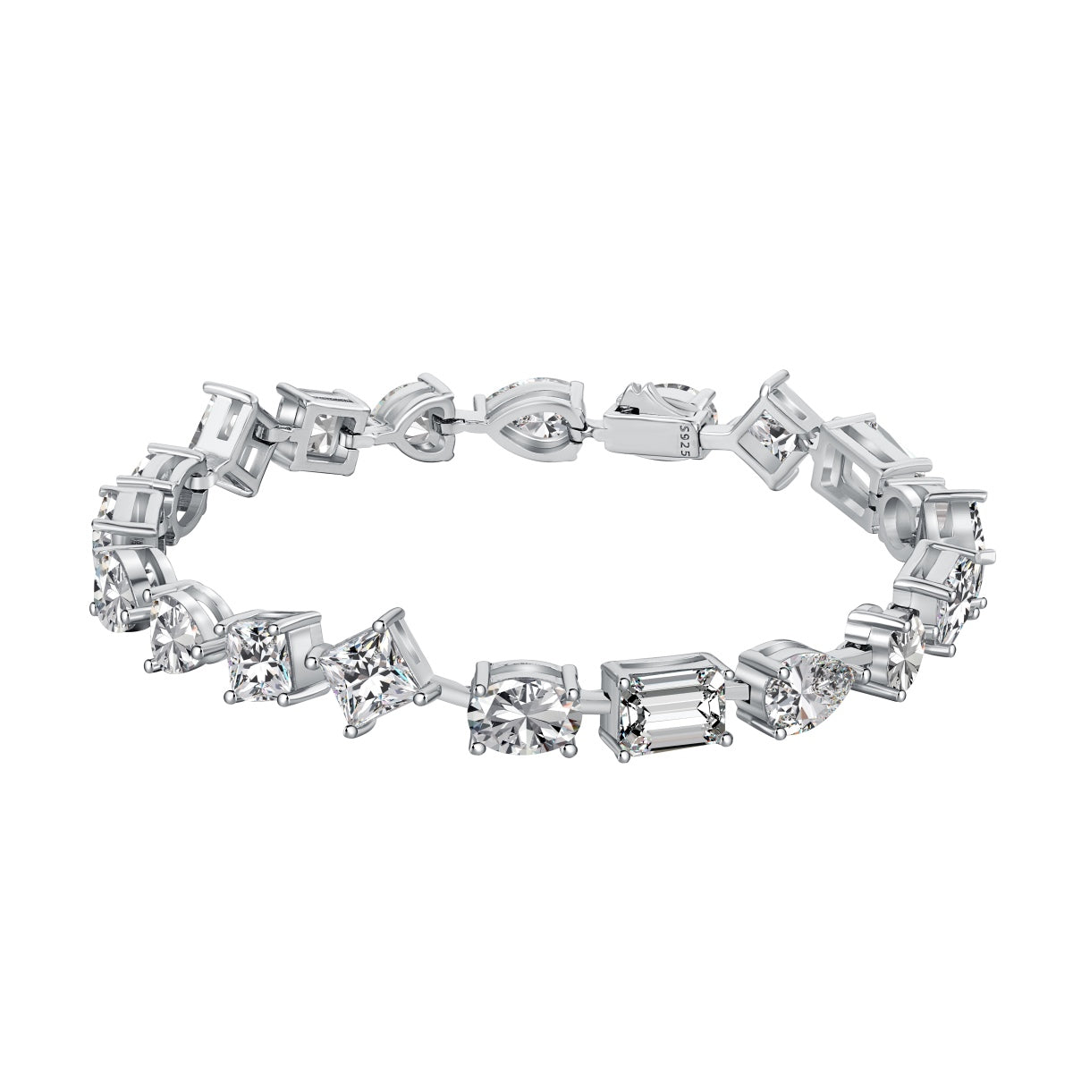 [Haelin Jewelry]Unique Exquisite Multi Cut Daily Bracelet